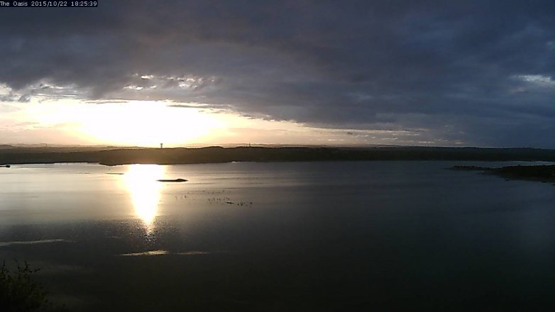Lake Travis webcam, October 22, 2015 5:30 PM CT
