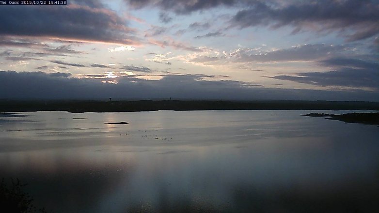 Lake Travis webcam, October 22, 2015 5:45 PM CT