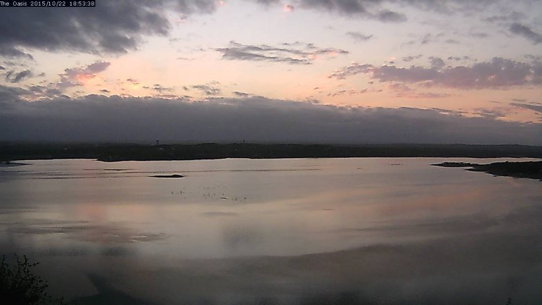 Lake Travis webcam, October 22, 2015 6:00 PM CT