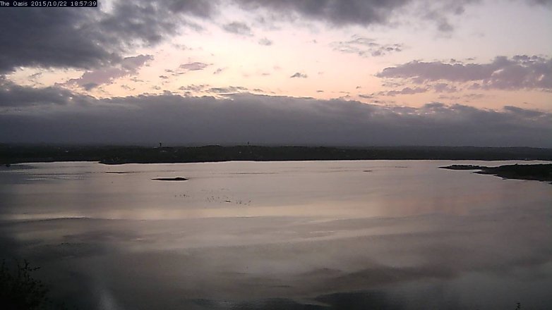 Lake Travis webcam, October 22, 2015 6:05 PM CT