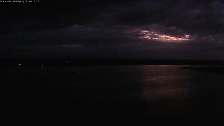 Lake Travis webcam, October 22, 2015 6:20 PM CT