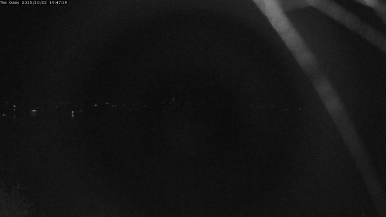 Lake Travis webcam, October 22, 2015 6:55 PM CT