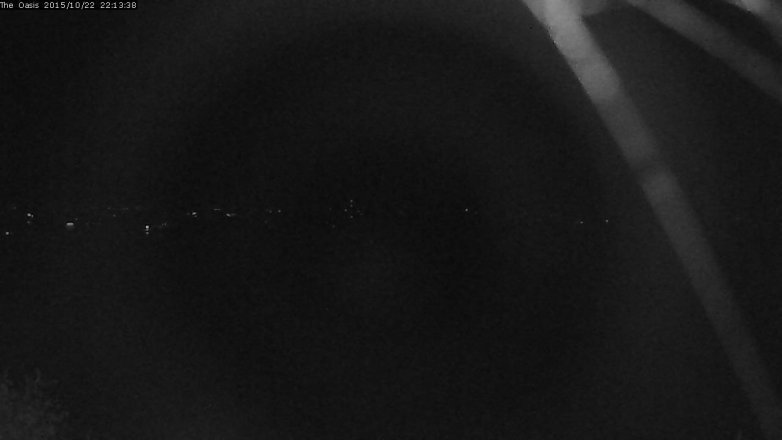 Lake Travis webcam, October 22, 2015 9:20 PM CT