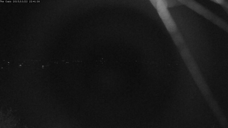 Lake Travis webcam, October 22, 2015 9:50 PM CT