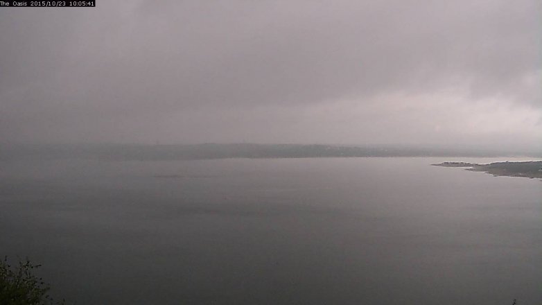 Lake Travis webcam, October 23, 2015 9:10 AM CT