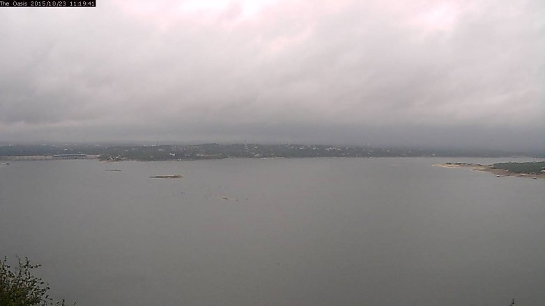 Lake Travis webcam, October 23, 2015 10:25 AM CT