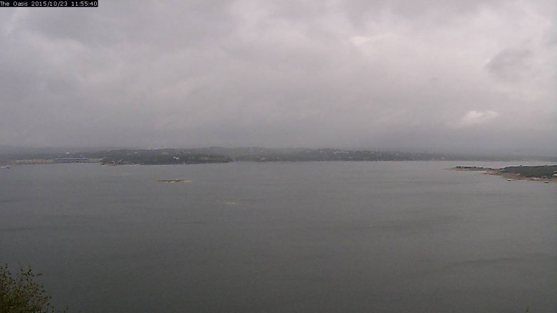Lake Travis webcam, October 23, 2015 11:00 AM CT