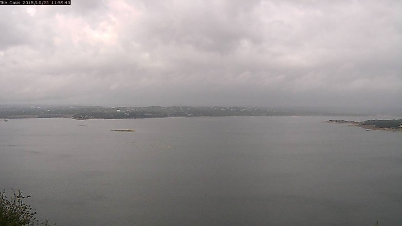 Lake Travis webcam, October 23, 2015 11:05 AM CT