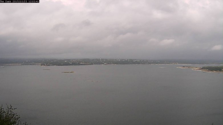 Lake Travis webcam, October 23, 2015 11:10 AM CT