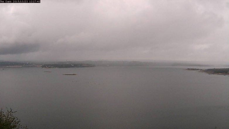 Lake Travis webcam, October 23, 2015 11:35 AM CT