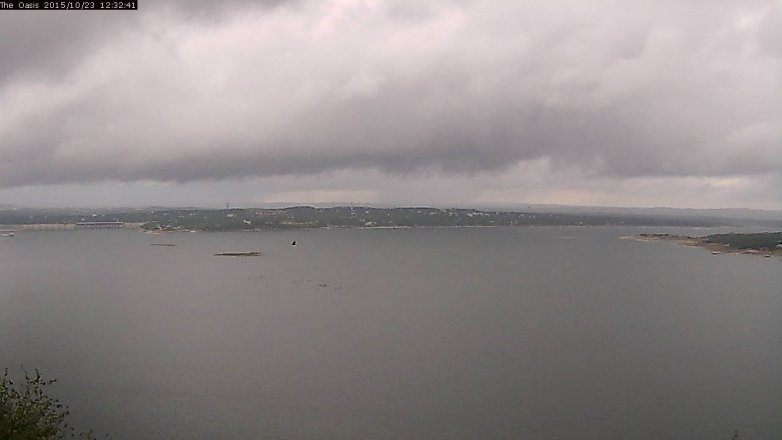 Lake Travis webcam, October 23, 2015 11:40 AM CT