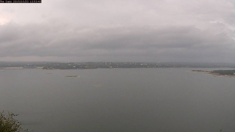 Lake Travis webcam, October 23, 2015 12:00 PM CT