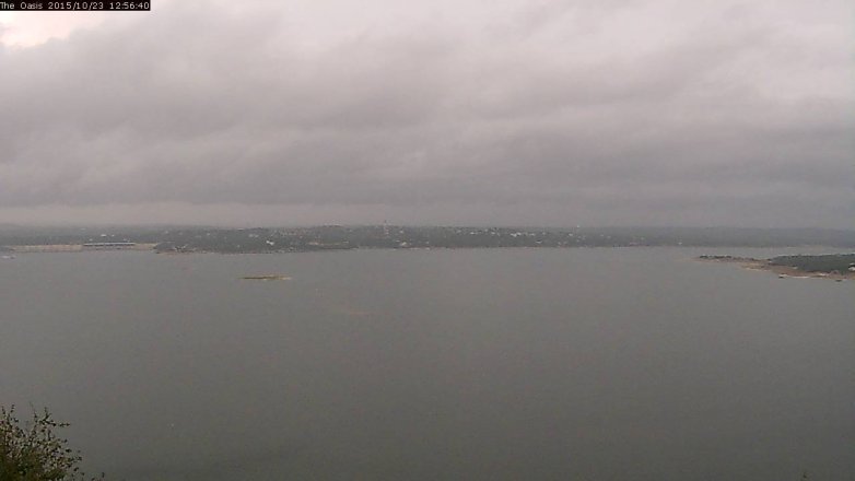 Lake Travis webcam, October 23, 2015 12:05 PM CT