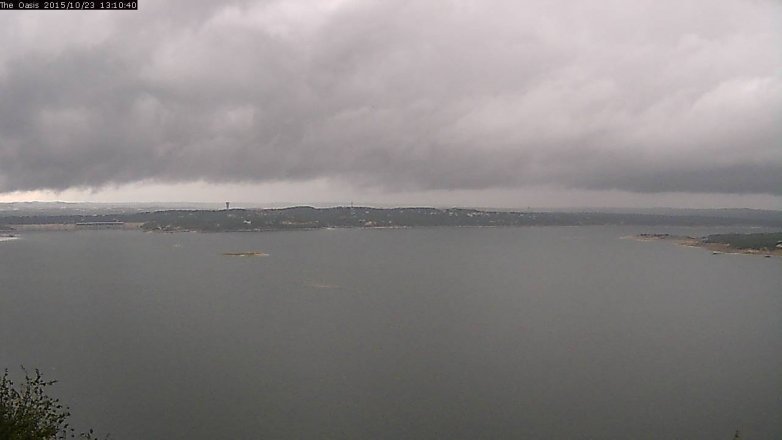 Lake Travis webcam, October 23, 2015 12:15 PM CT
