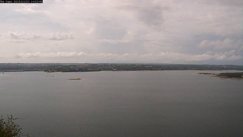 Lake Travis webcam, October 23, 2015 1:30 PM CT