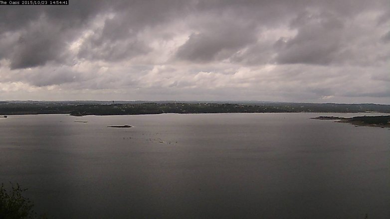 Lake Travis webcam, October 23, 2015 2:00 PM CT