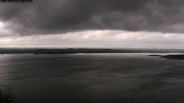 Lake Travis webcam, October 23, 2015 2:20 PM CT