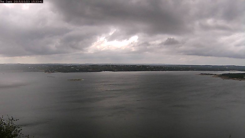 Lake Travis webcam, October 23, 2015 2:40 PM CT