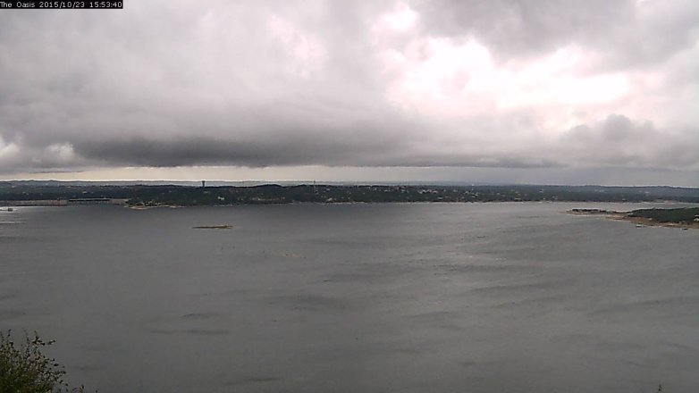 Lake Travis webcam, October 23, 2015 3:00 PM CT
