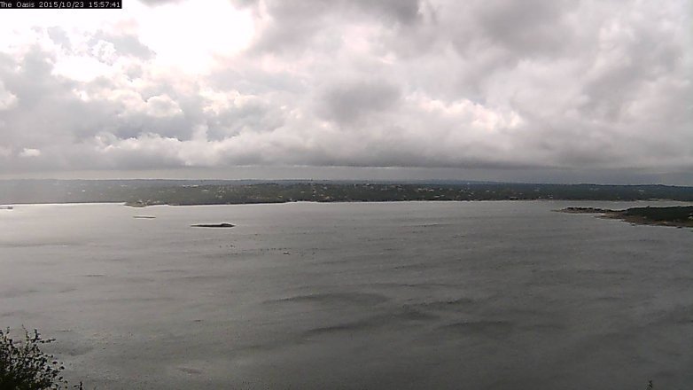 Lake Travis webcam, October 23, 2015 3:05 PM CT