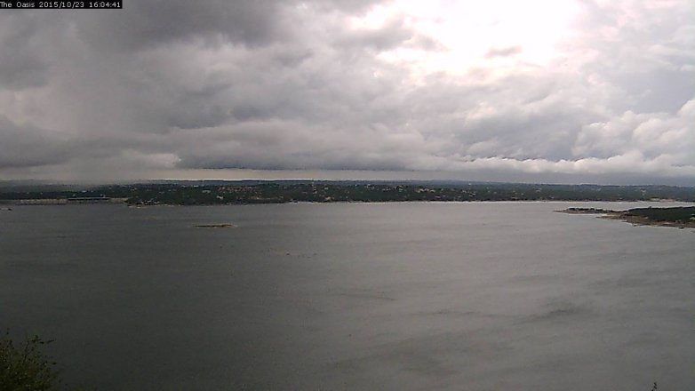 Lake Travis webcam, October 23, 2015 3:10 PM CT