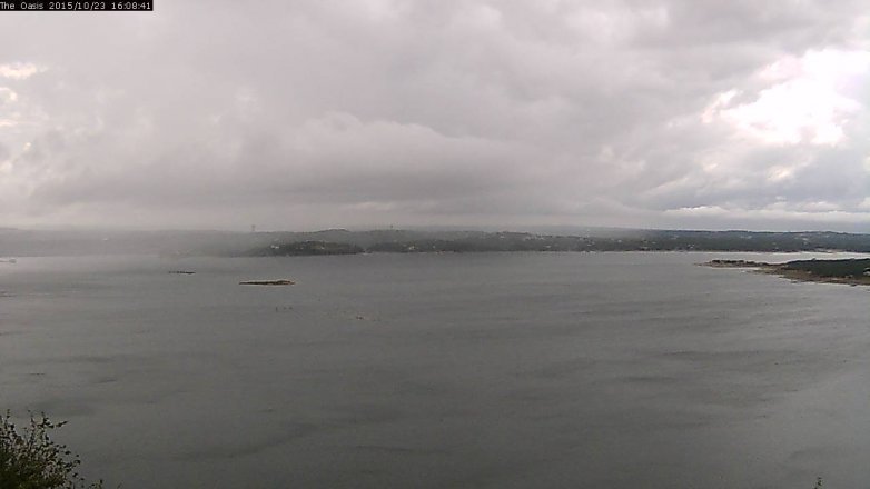 Lake Travis webcam, October 23, 2015 3:15 PM CT