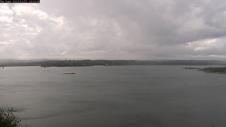 Lake Travis webcam, October 23, 2015 3:20 PM CT