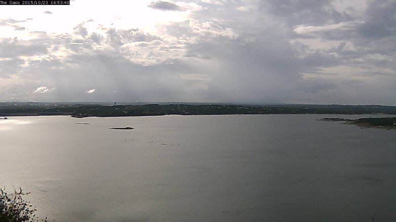 Lake Travis webcam, October 23, 2015 4:00 PM CT