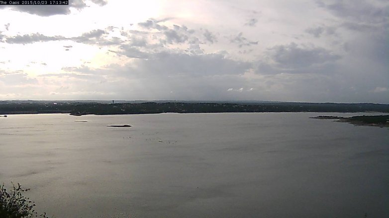 Lake Travis webcam, October 23, 2015 4:20 PM CT