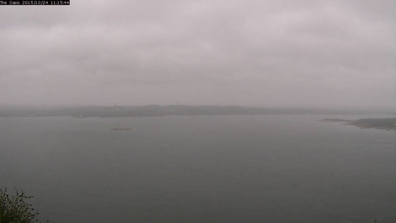 Lake Travis webcam, October 24, 2015 10:20 AM CT