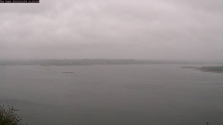 Lake Travis webcam, October 24, 2015 10:30 AM CT