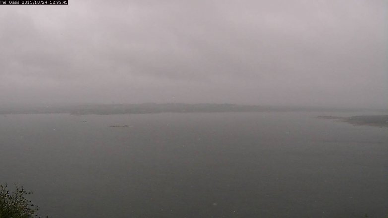 Lake Travis webcam, October 24, 2015 11:40 AM CT