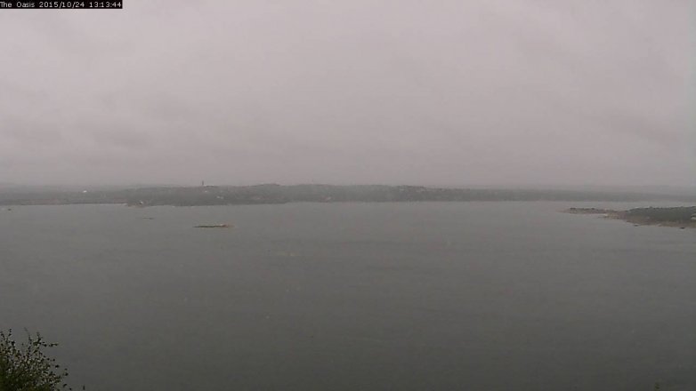 Lake Travis webcam, October 24, 2015 12:20 PM CT