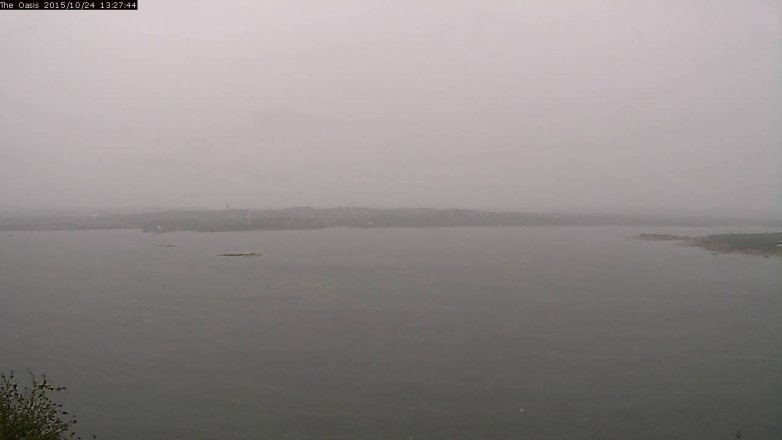 Lake Travis webcam, October 24, 2015 12:35 PM CT