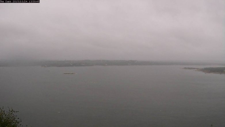 Lake Travis webcam, October 24, 2015 1:05 PM CT