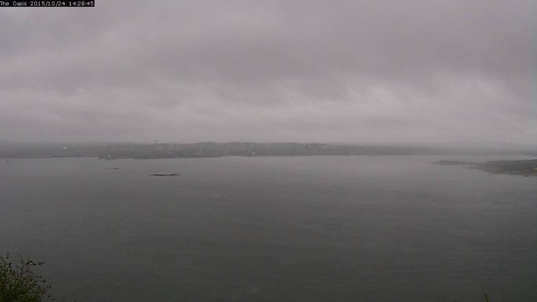 Lake Travis webcam, October 24, 2015 1:35 PM CT