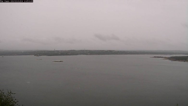 Lake Travis webcam, October 24, 2015 2:00 PM CT