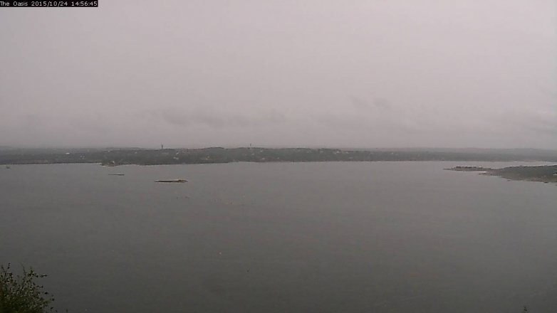 Lake Travis webcam, October 24, 2015 2:05 PM CT