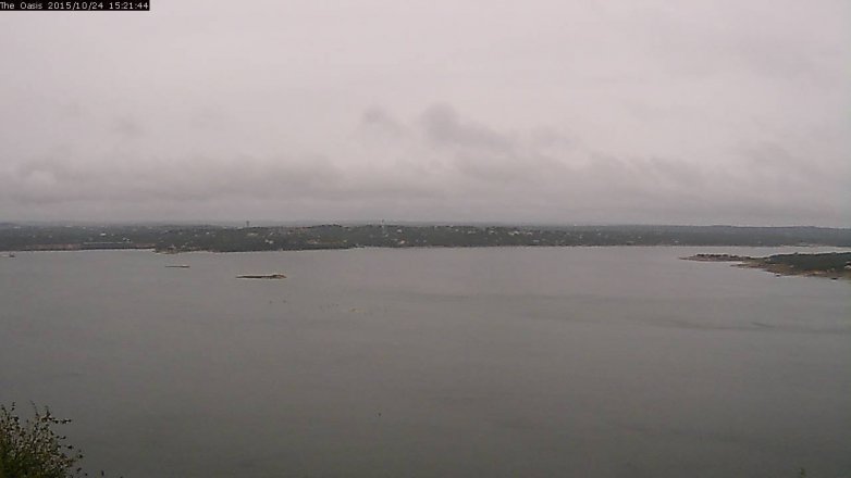 Lake Travis webcam, October 24, 2015 2:30 PM CT