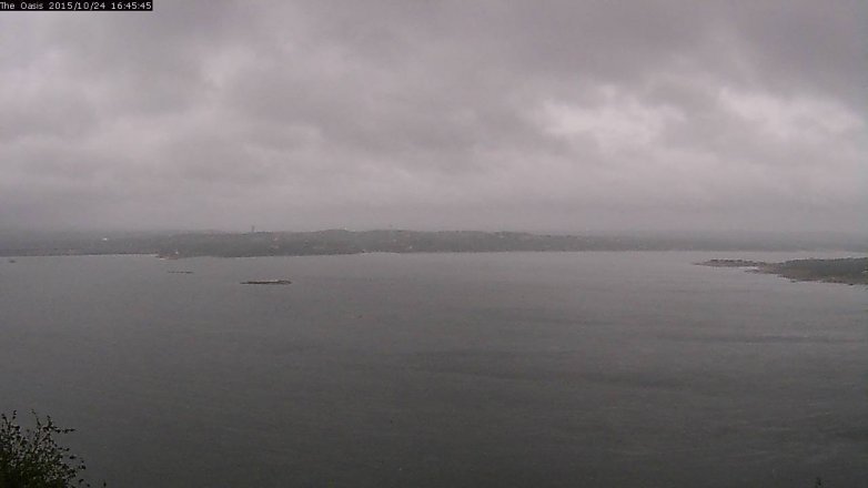 Lake Travis webcam, October 24, 2015 3:50 PM CT