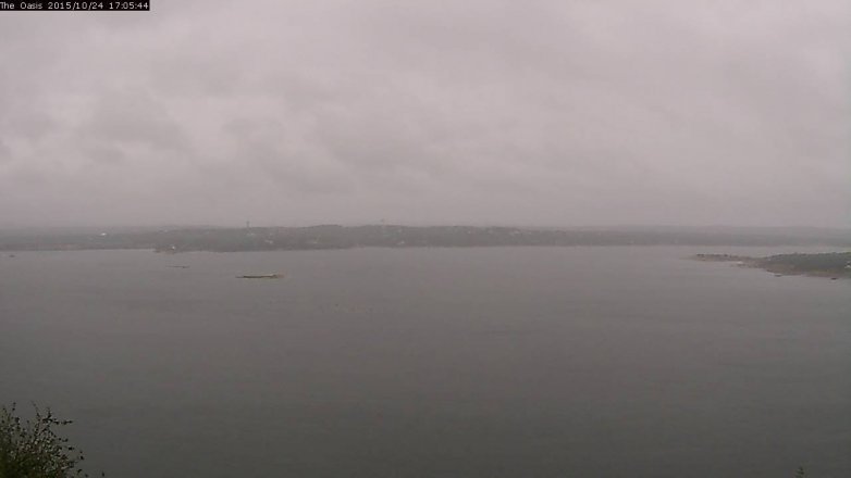 Lake Travis webcam, October 24, 2015 4:10 PM CT