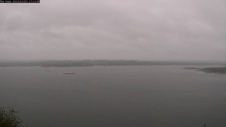 Lake Travis webcam, October 24, 2015 4:20 PM CT