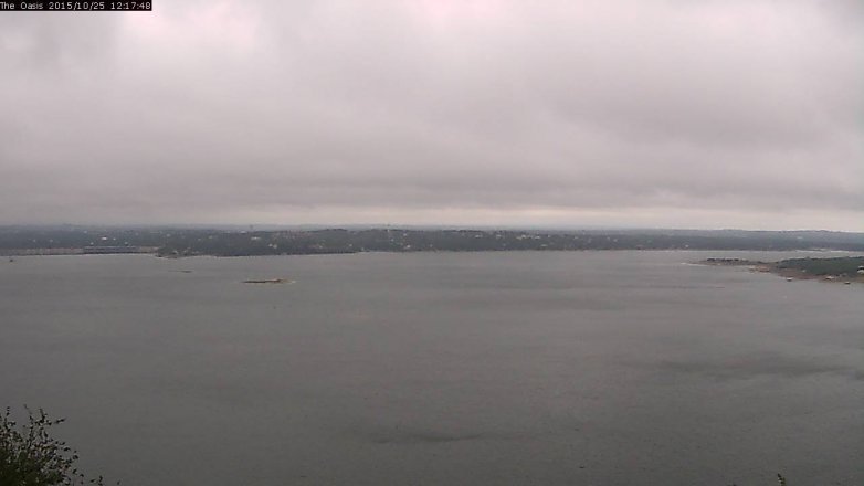Lake Travis webcam, October 25, 2015 11:25 AM CT