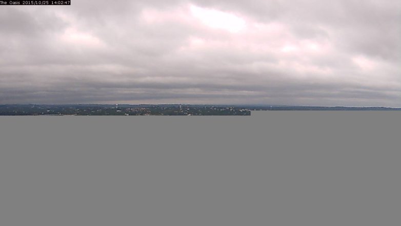 Lake Travis webcam, October 25, 2015 1:10 PM CT