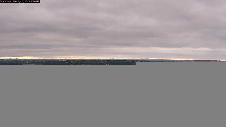 Lake Travis webcam, October 25, 2015 4:05 PM CT