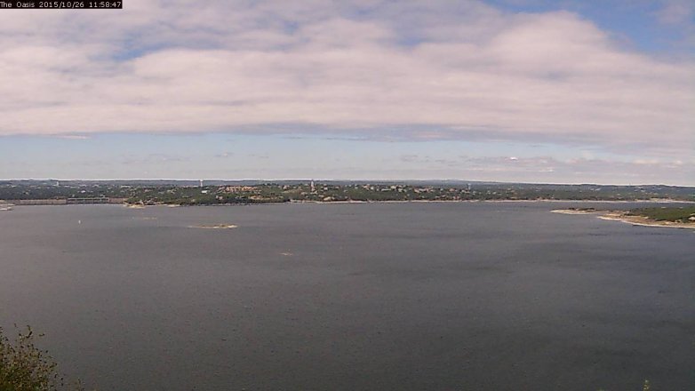 Lake Travis webcam, October 26, 2015 11:05 AM CT