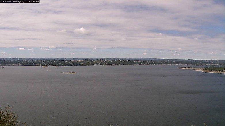 Lake Travis webcam, October 26, 2015 11:55 AM CT