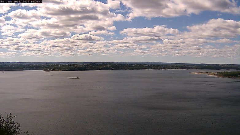 Lake Travis webcam, October 26, 2015 2:15 PM CT