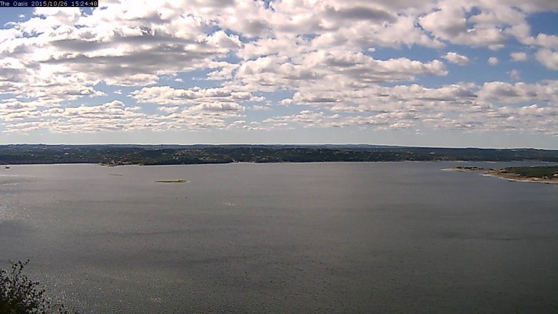 Lake Travis webcam, October 26, 2015 2:30 PM CT