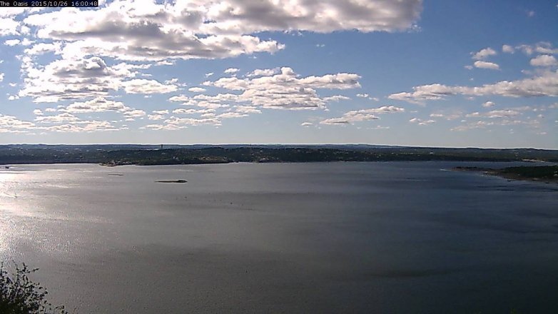 Lake Travis webcam, October 26, 2015 3:05 PM CT